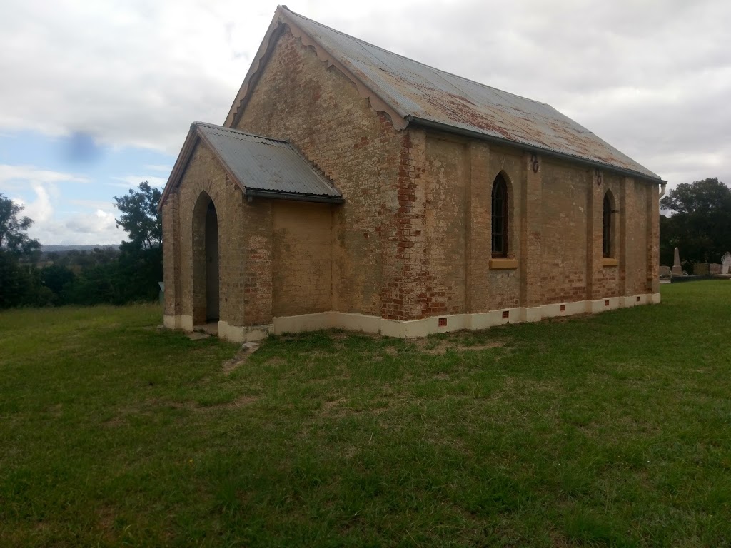 The historic St Peters church and graveyard Mutton Falls | tourist attraction | Tarana NSW 2787, Australia