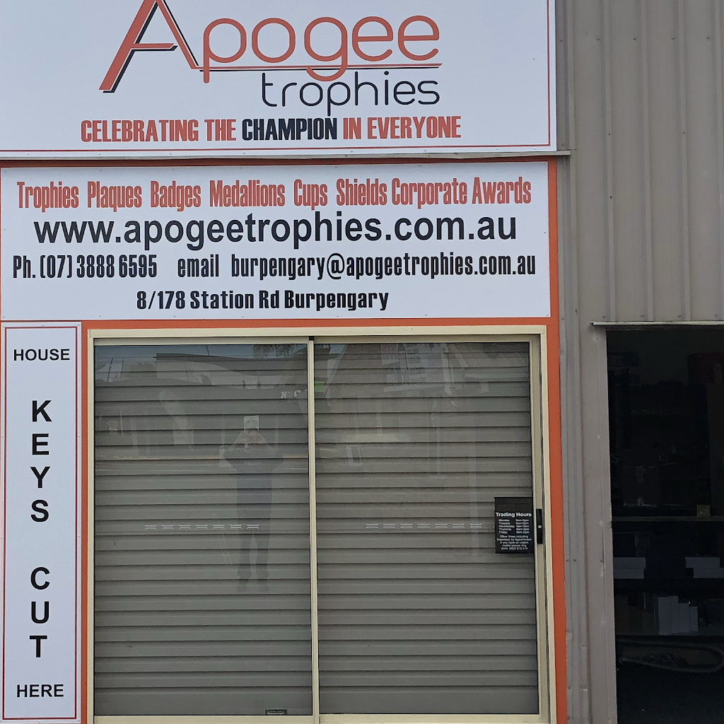 Apogee Trophies Burpengary | store | 8/178 Station Rd, Burpengary QLD 4505, Australia | 0738886595 OR +61 7 3888 6595