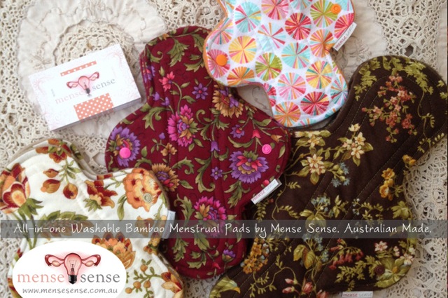 Mense Sense Cloth Pads | 17 Newstead Rd, Maldon VIC 3463, Australia | Phone: 0438 350 203