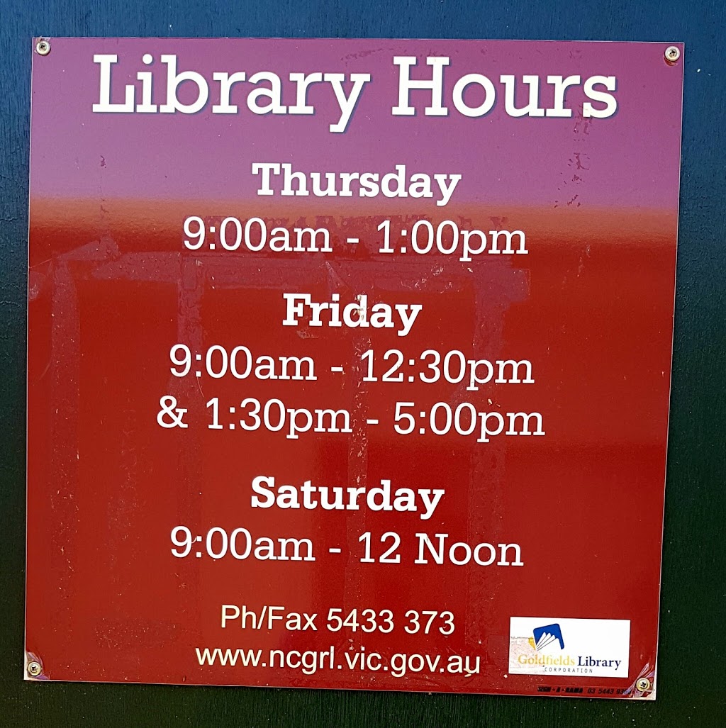 Heathcote Library | 125 High St, Heathcote VIC 3523, Australia | Phone: (03) 5433 3734