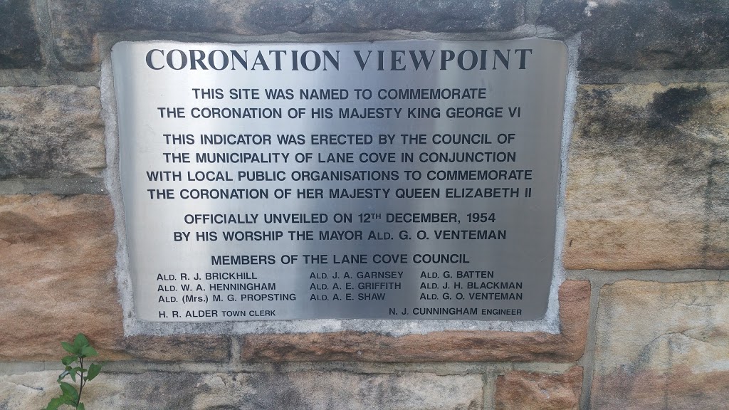 Coronation Viewpoint | park | 300A Pacific Hwy, Greenwich NSW 2065, Australia | 0299113555 OR +61 2 9911 3555