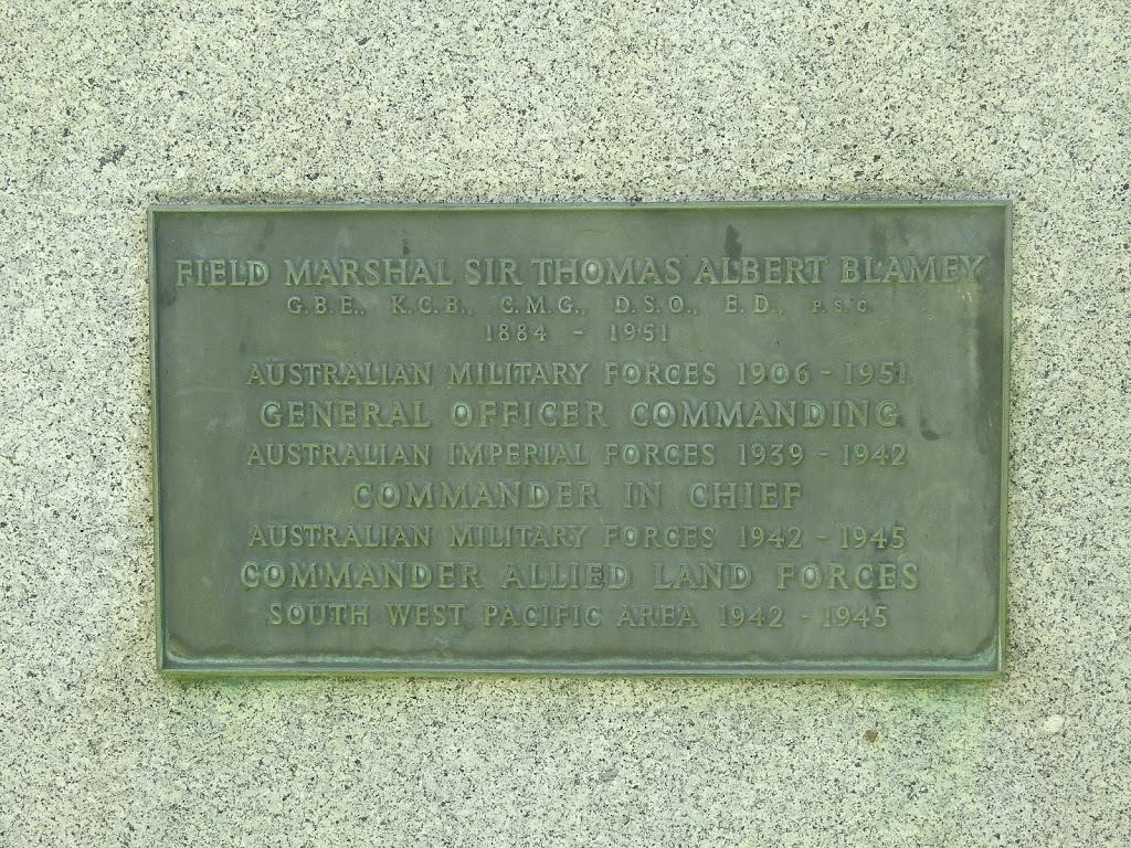 General Blamey Memorial | park | Melbourne VIC 3004, Australia