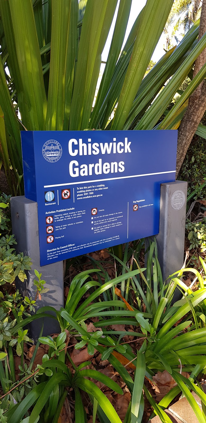 Chiswick Gardens | park | 63 Ocean St, Woollahra NSW 2025, Australia | 0293917000 OR +61 2 9391 7000