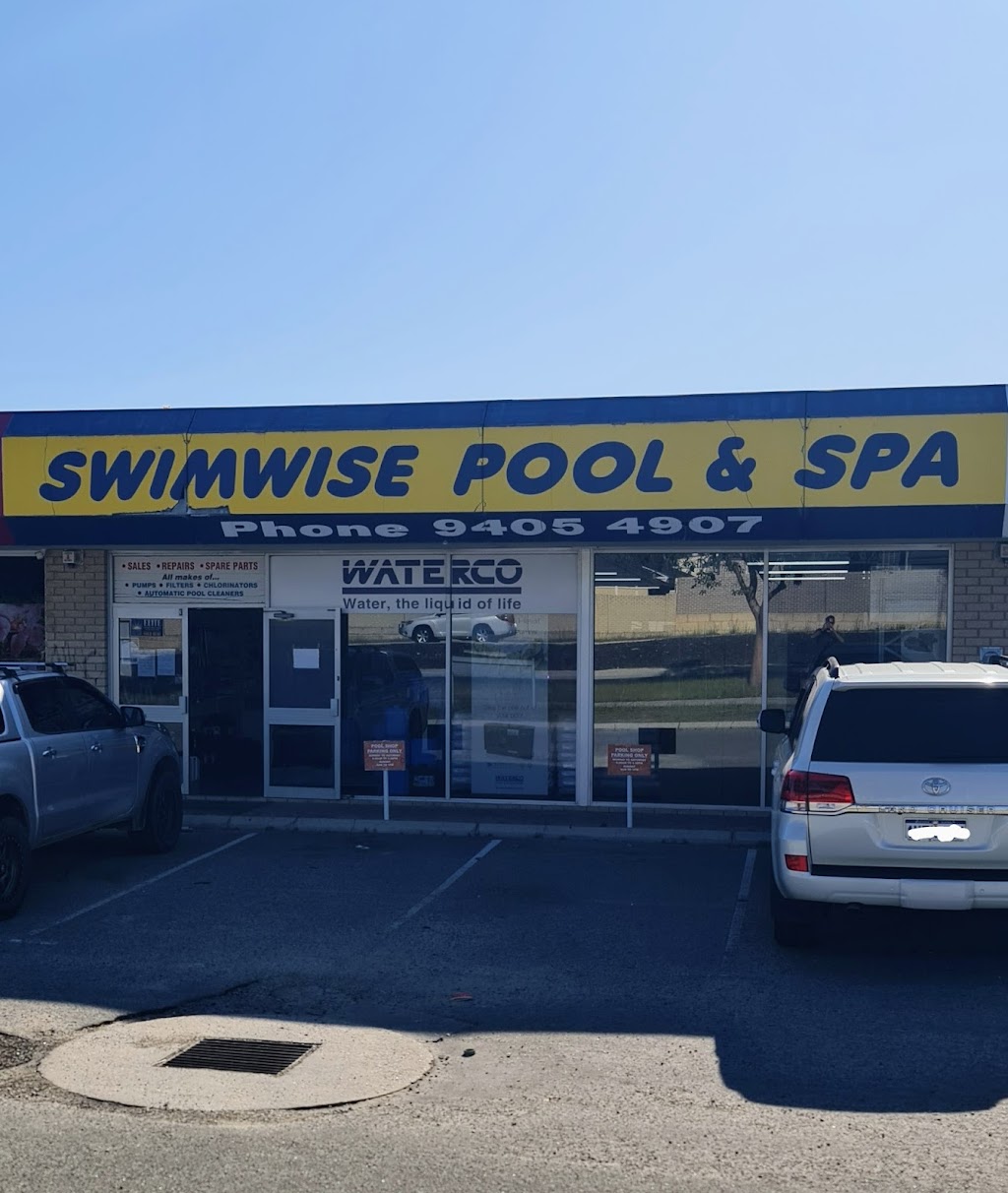 Swimwise Pool and Spa Service | store | 3/627 Wanneroo Rd, Wanneroo WA 6065, Australia | 0894054907 OR +61 8 9405 4907