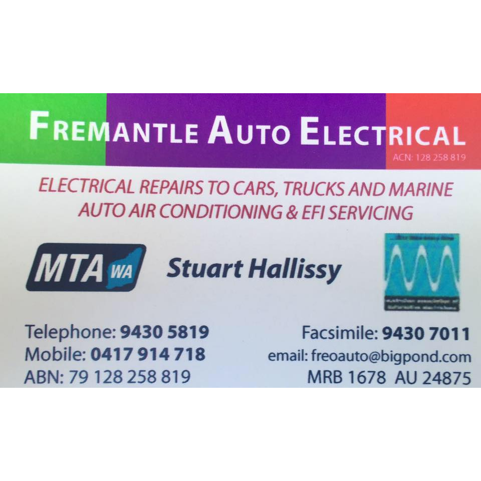 Fremantle Auto Electrical | car repair | 29 Strang St, Beaconsfield WA 6162, Australia | 0894305819 OR +61 8 9430 5819