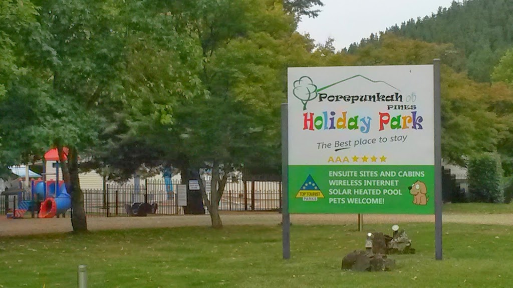 Porepunkah Pines Holiday Park | campground | 7065 Great Alpine Rd, Porepunkah VIC 3740, Australia | 0357562282 OR +61 3 5756 2282