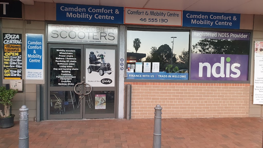 Camden Comfort & Mobility Centre | 18/1-15 Murray St, Camden NSW 2570, Australia | Phone: (02) 4655 5130