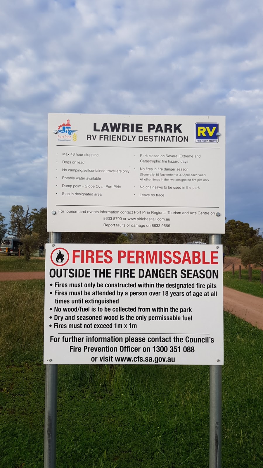 Lawrie Park | campground | 267 Scenic Dr, Nelshaby SA 5540, Australia
