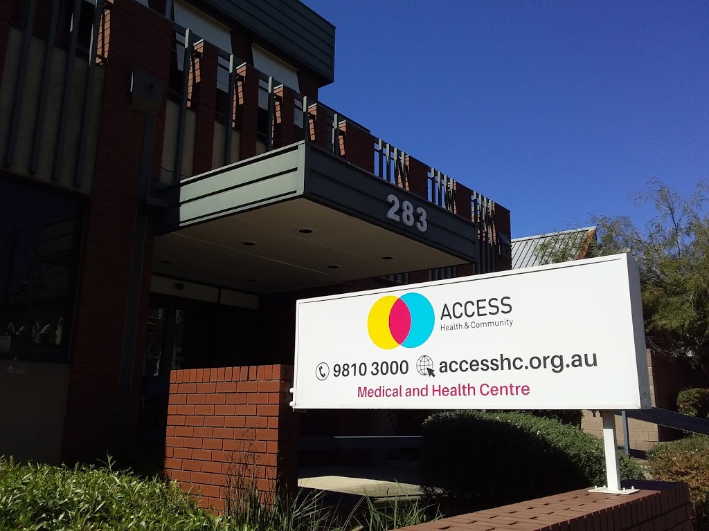 Access Health and Community | 283 Church St, Richmond VIC 3121, Australia | Phone: (03) 9810 3000