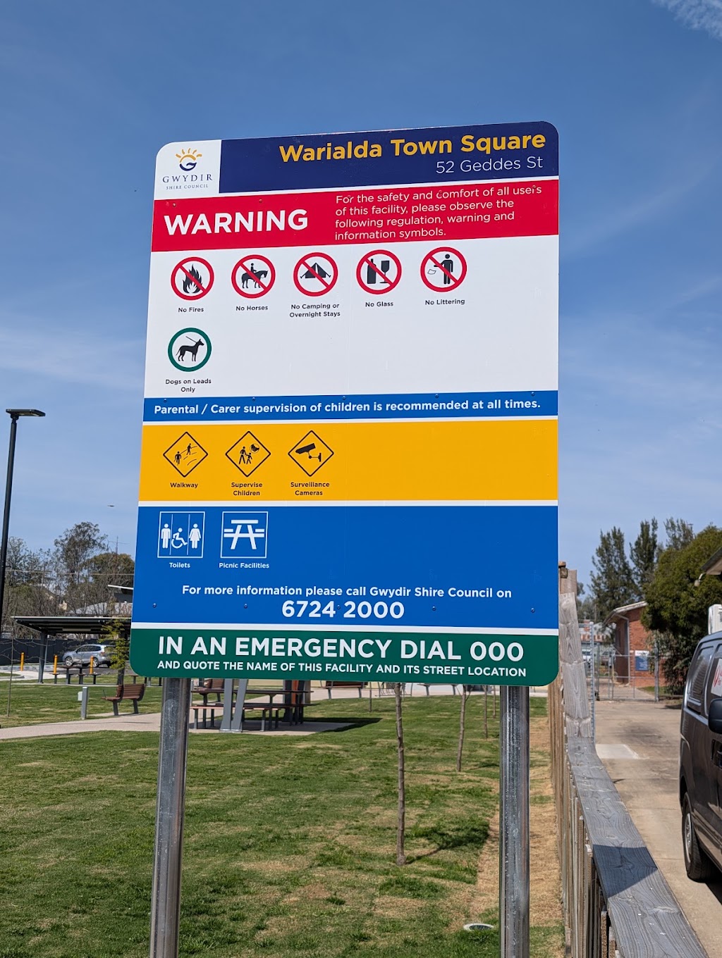 Warialda Town Square | 52 Geddes St, Warialda NSW 2402, Australia | Phone: (02) 6729 3000