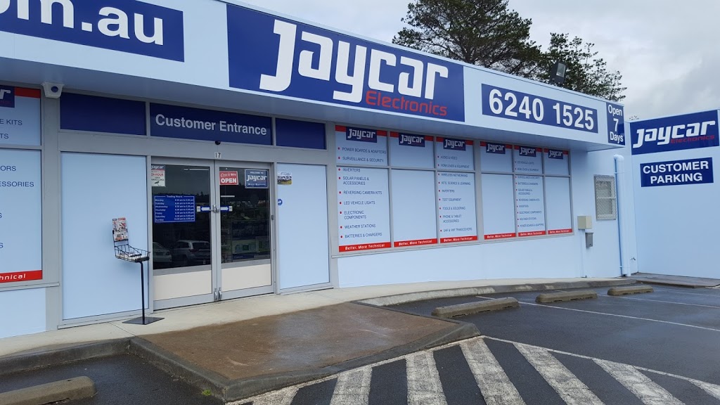 Jaycar Electronics | 17 Westside Cir, Kingston TAS 7050, Australia | Phone: (03) 6240 1525