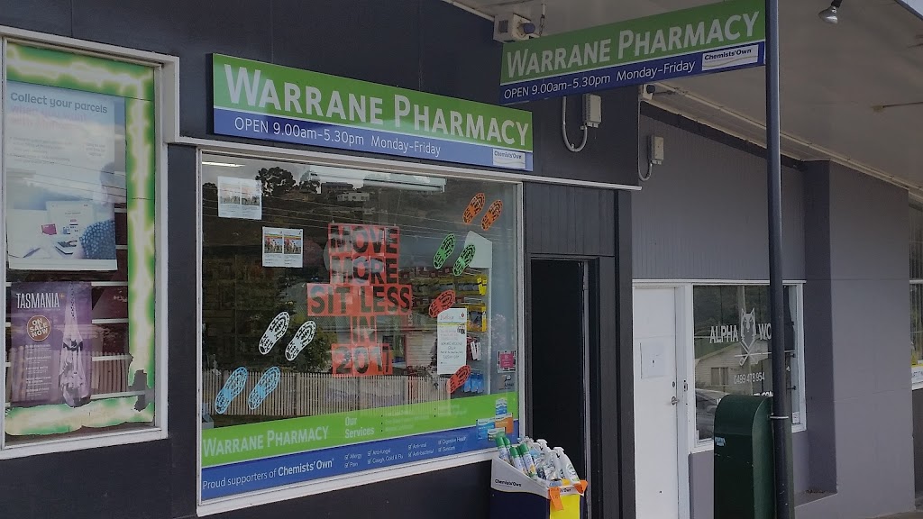 Warrane Pharmacy | pharmacy | 14 Edgeworth St, Warrane TAS 7018, Australia | 0362448785 OR +61 3 6244 8785