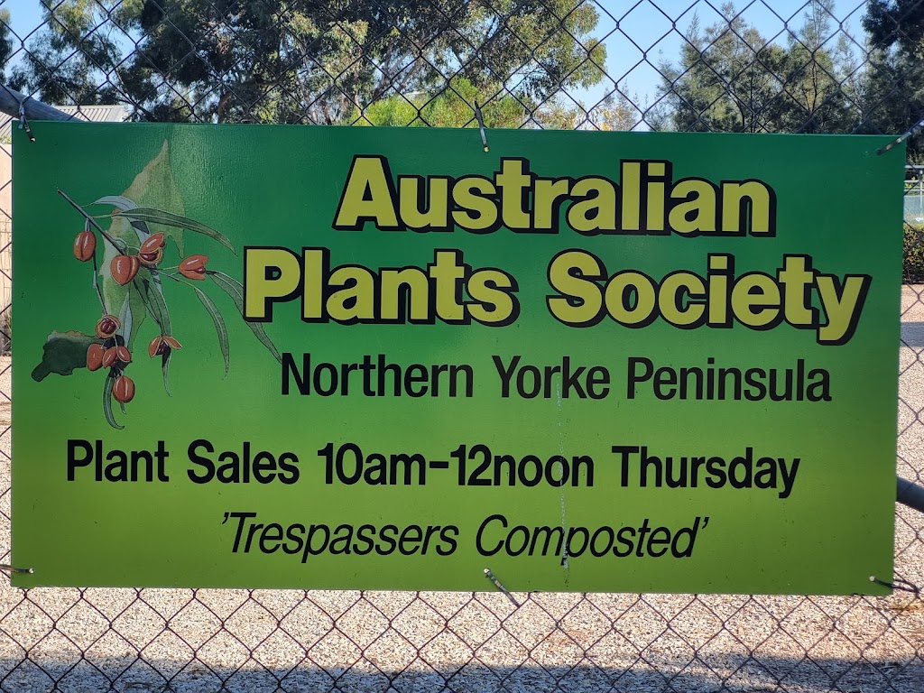 Australian Plant Society Northern Yorke Peninsula |  | South Terrace Lot, 1866, Kadina SA 5554, Australia | 0427213044 OR +61 427 213 044