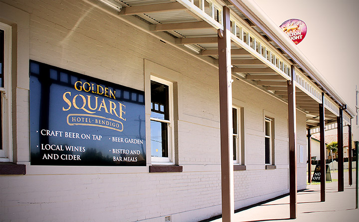 Golden Square Hotel | restaurant | 341 High St, Golden Square VIC 3555, Australia | 0354436083 OR +61 3 5443 6083