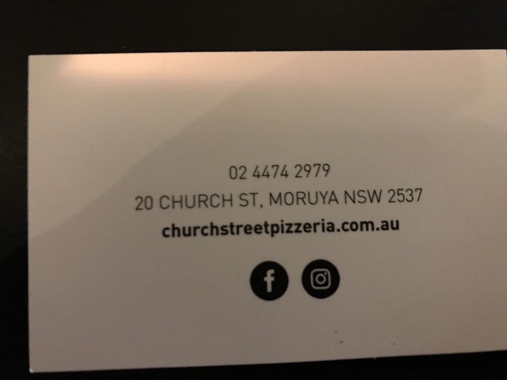 Church Street Pizzeria | restaurant | 20 Church St, Moruya NSW 2537, Australia | 0244742979 OR +61 2 4474 2979
