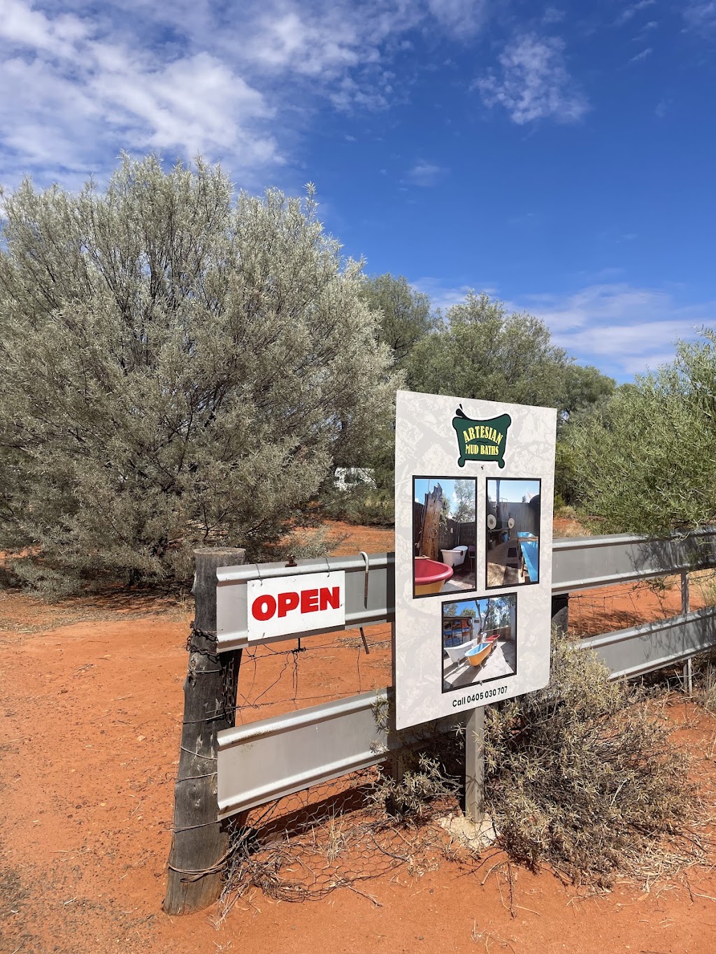 Artesian Mud Baths Eulo | 6889 Adventure Way, Eulo QLD 4491, Australia | Phone: 0405 030 707