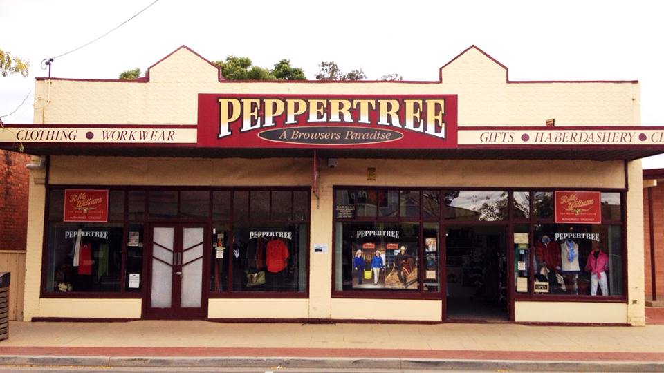 Peppertree Clothing & Variety Store | clothing store | 32/34 Chanter St, Berrigan NSW 2712, Australia | 0358852475 OR +61 3 5885 2475