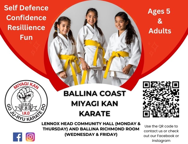 Ballina Coast Miyagi Kan Karate (Ballina location) | 5 Regatta Ave, Ballina NSW 2478, Australia | Phone: 0490 847 354