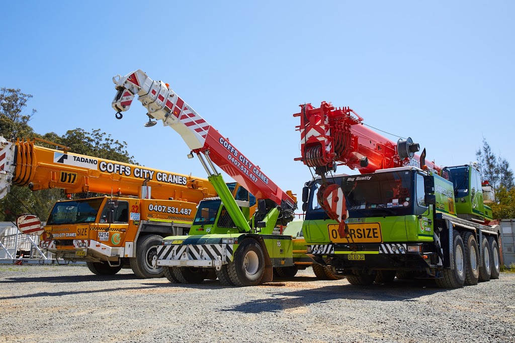 Coffs City Cranes & Rigging | 74 Industrial Dr, North Boambee Valley NSW 2450, Australia | Phone: 0407 531 487