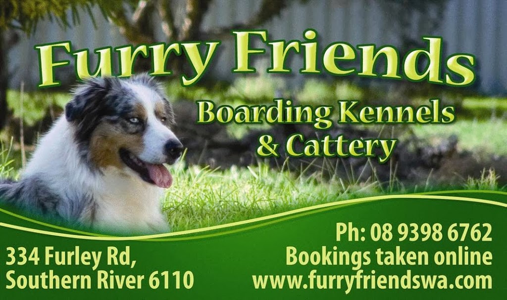 Furry Friends Boarding Kennels and Cattery | veterinary care | 334 Furley Rd, Southern River WA 6110, Australia | 0407479522 OR +61 407 479 522