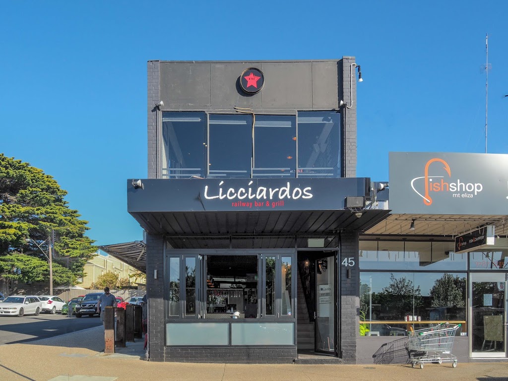 Licciardos Mt Eliza | restaurant | 45 Mount Eliza Way, Mount Eliza VIC 3930, Australia | 0397872001 OR +61 3 9787 2001