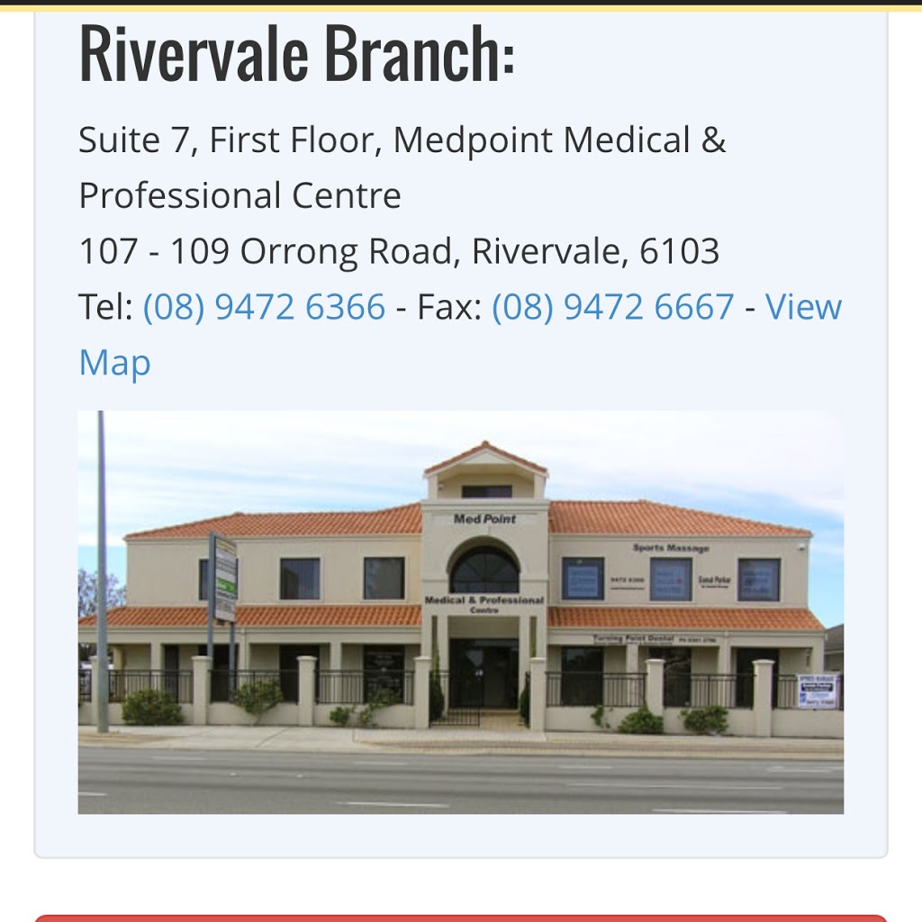 Victoria Park Sports Massage Clinic | health | 7/107-109 Orrong Rd, Rivervale WA 6103, Australia | 0894726366 OR +61 8 9472 6366