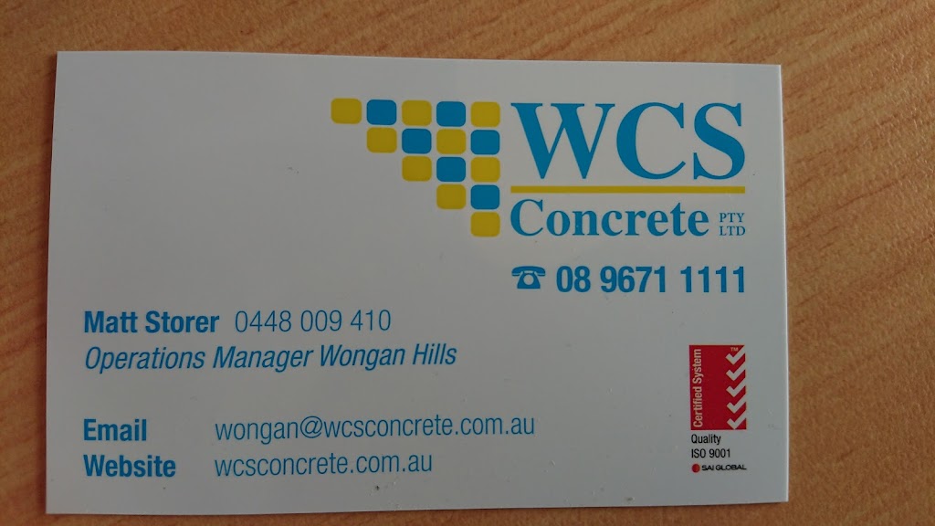 WCS Concrete PTY LTD Wongan Hills | 18 Jensen St, Wongan Hills WA 6603, Australia | Phone: (08) 9671 1111