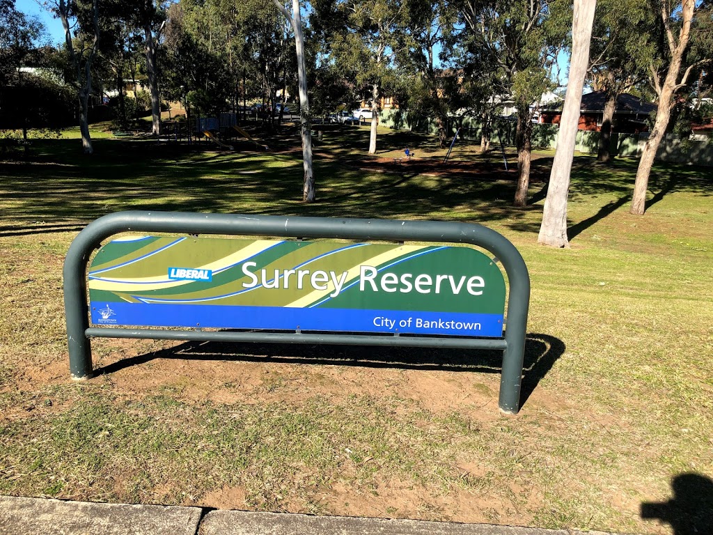 Surrey Reserve | park | 39 Surrey Ave, Georges Hall NSW 2198, Australia | 0297079000 OR +61 2 9707 9000