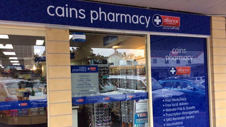 Cains Pharmacy | 63 Yandilla St, Pittsworth QLD 4356, Australia | Phone: (07) 4693 1028