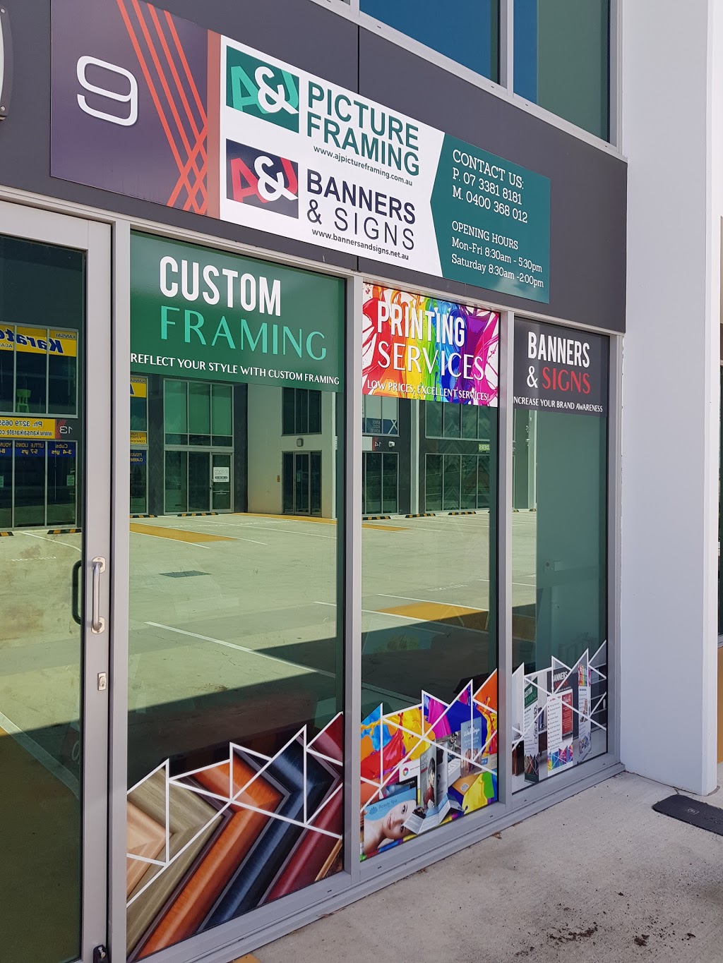 A&J Picture Framing & Gallery | store | 9/21 Technology Dr, Augustine Heights QLD 4300, Australia | 0733818181 OR +61 7 3381 8181