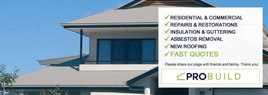 Pro Build Roofing | level 1/240 Waterworks Rd, Ashgrove QLD 4060, Australia | Phone: (07) 3062 7775