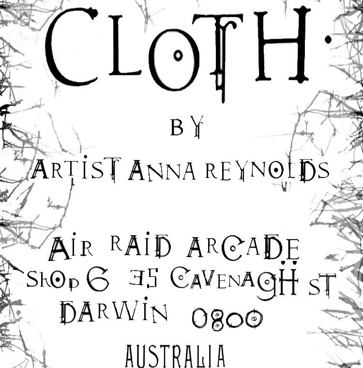 cloth by artist anna reynolds | shopping mall | shop 6/35 Cavenagh St, Darwin City NT 0800, Australia | 0427971010 OR +61 427 971 010