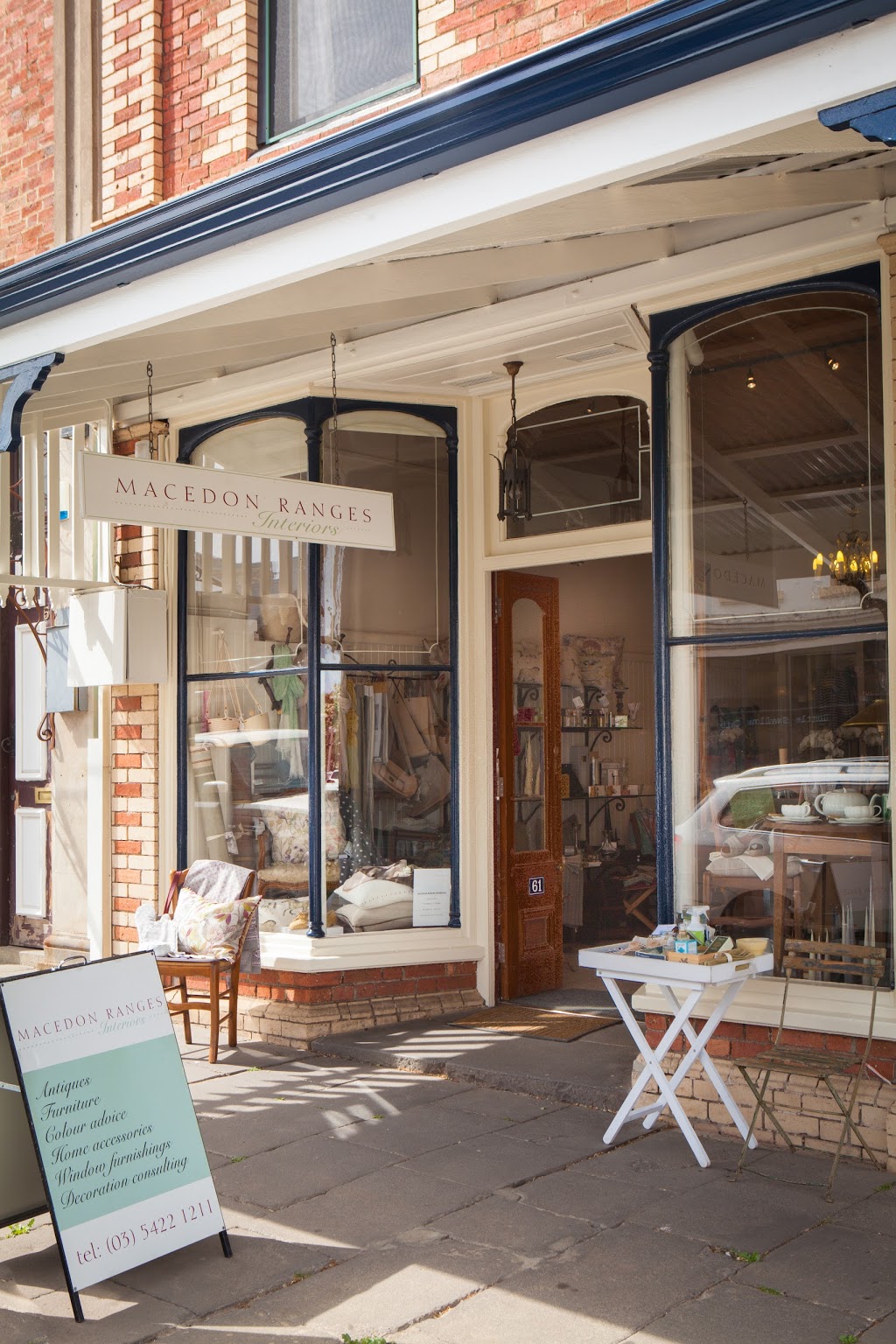 Macedon Ranges Interiors | home goods store | 61 Piper St, Kyneton VIC 3444, Australia | 0354221211 OR +61 3 5422 1211