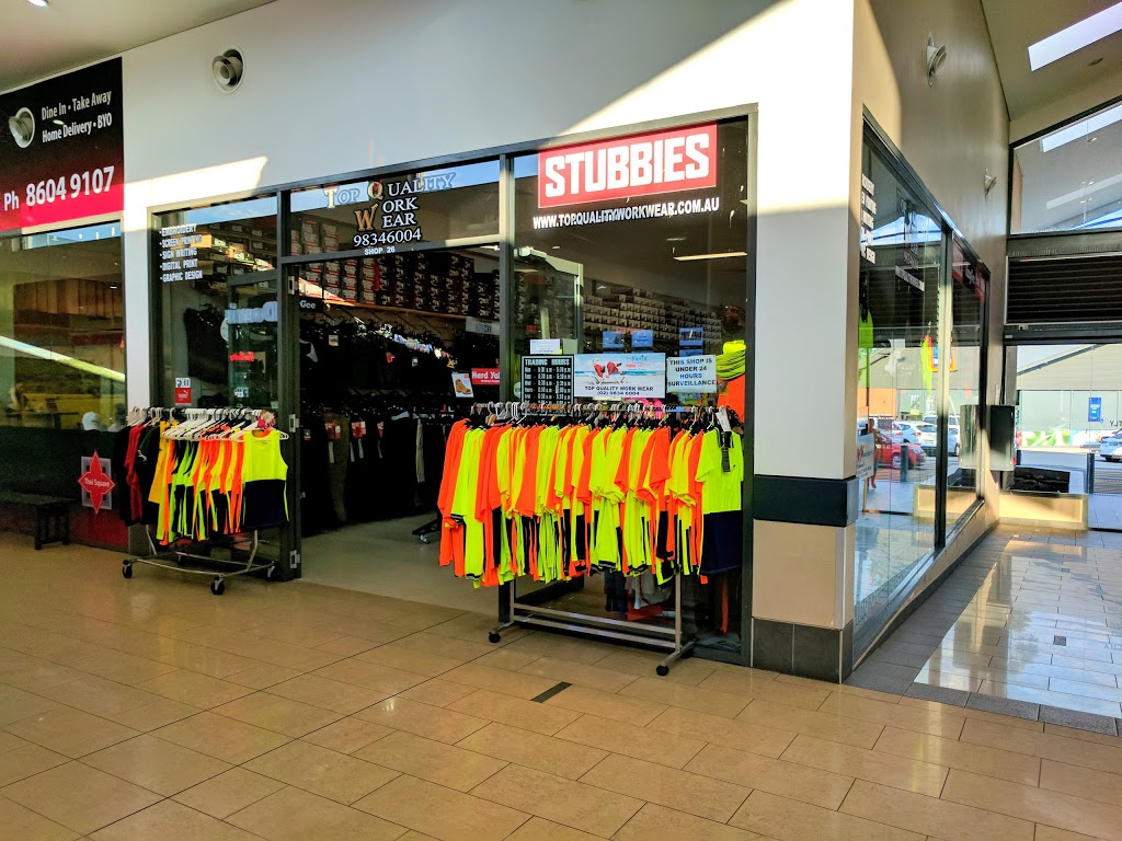 Top Quality Work Wear | clothing store | Erskine Park Shopping Centre, 26/184 Swallow Dr, Erskine Park NSW 2759, Australia | 0298346004 OR +61 2 9834 6004
