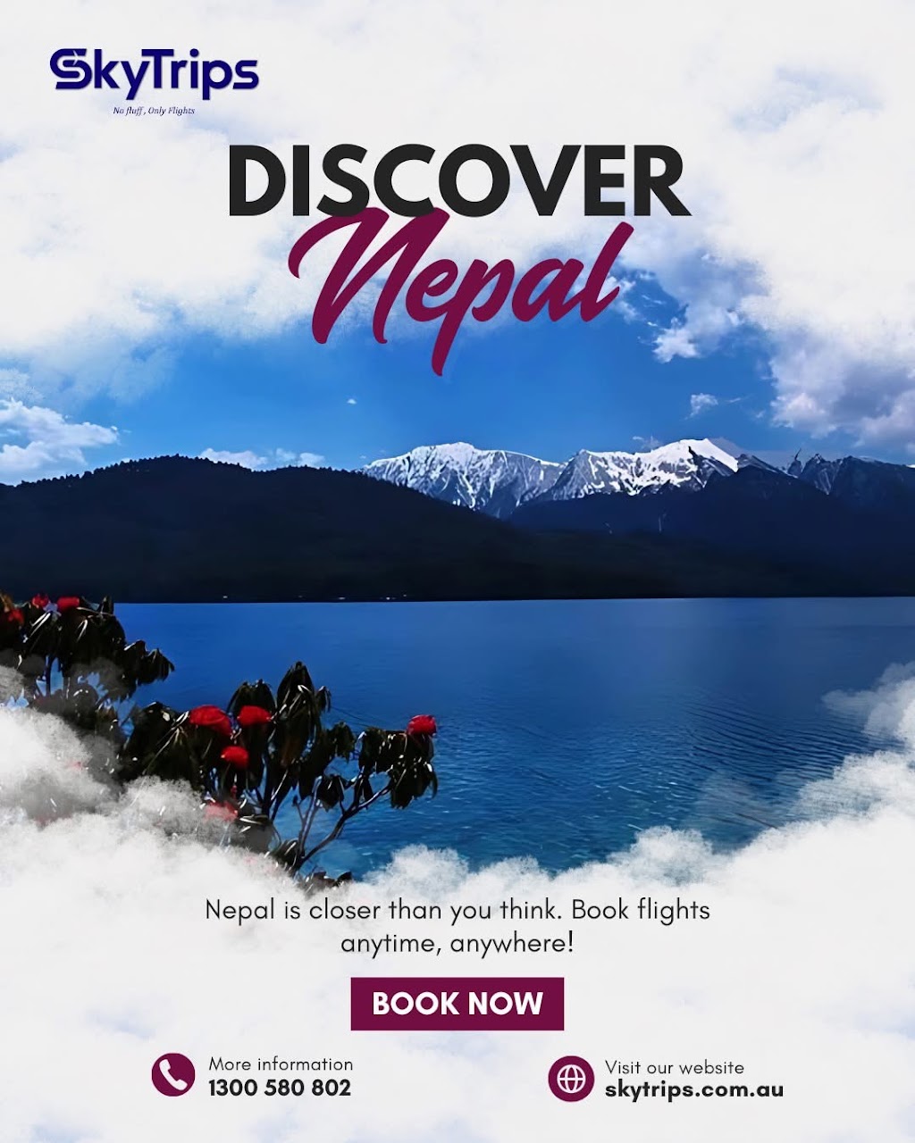 SkyTrips - No fluff,Only flights | 42 Rainbows Wy, Leppington NSW 2179, Australia | Phone: 0420 678 910
