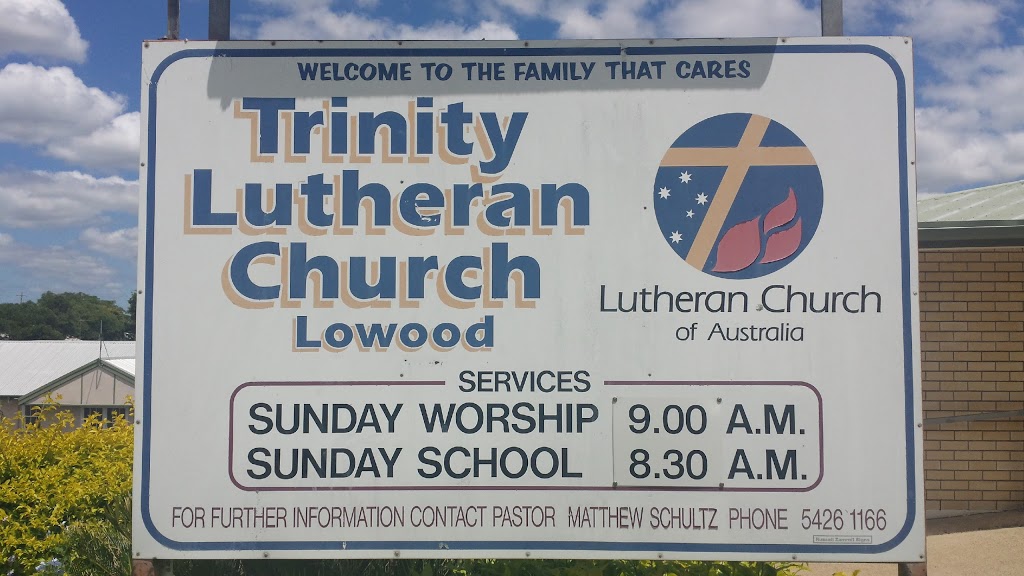 Trinity Lutheran Church | church | 43 Park St, Lowood QLD 4311, Australia | 0754261166 OR +61 7 5426 1166