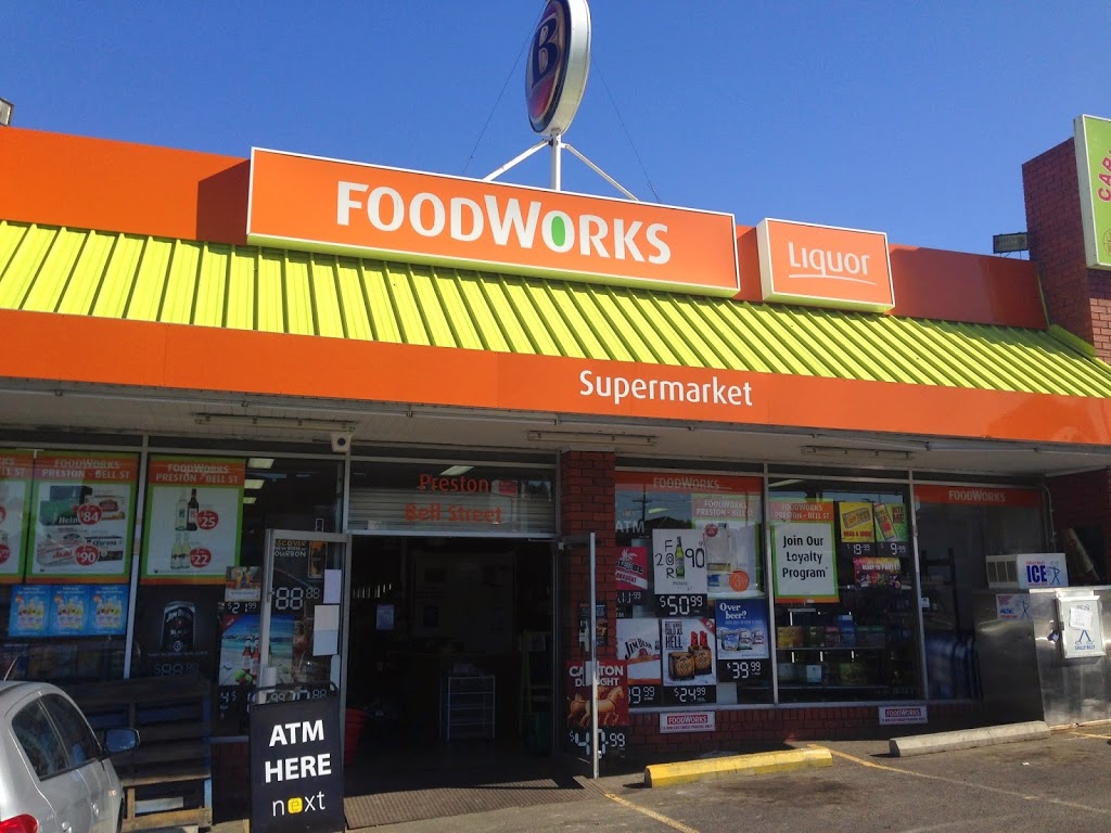 Foodworks | supermarket | 595 Bell St, Preston VIC 3072, Australia | 0394168130 OR +61 3 9416 8130