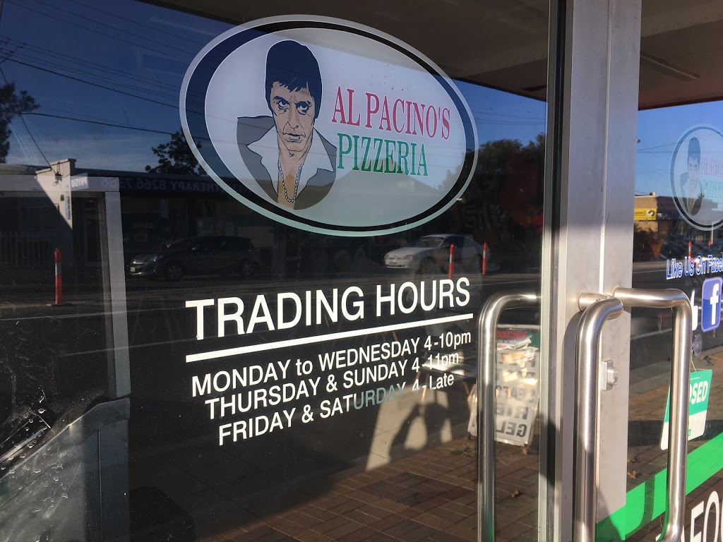 Al Pacino Pizzeria | meal takeaway | 589 Regency Rd, Broadview SA 5083, Australia | 0882611413 OR +61 8 8261 1413