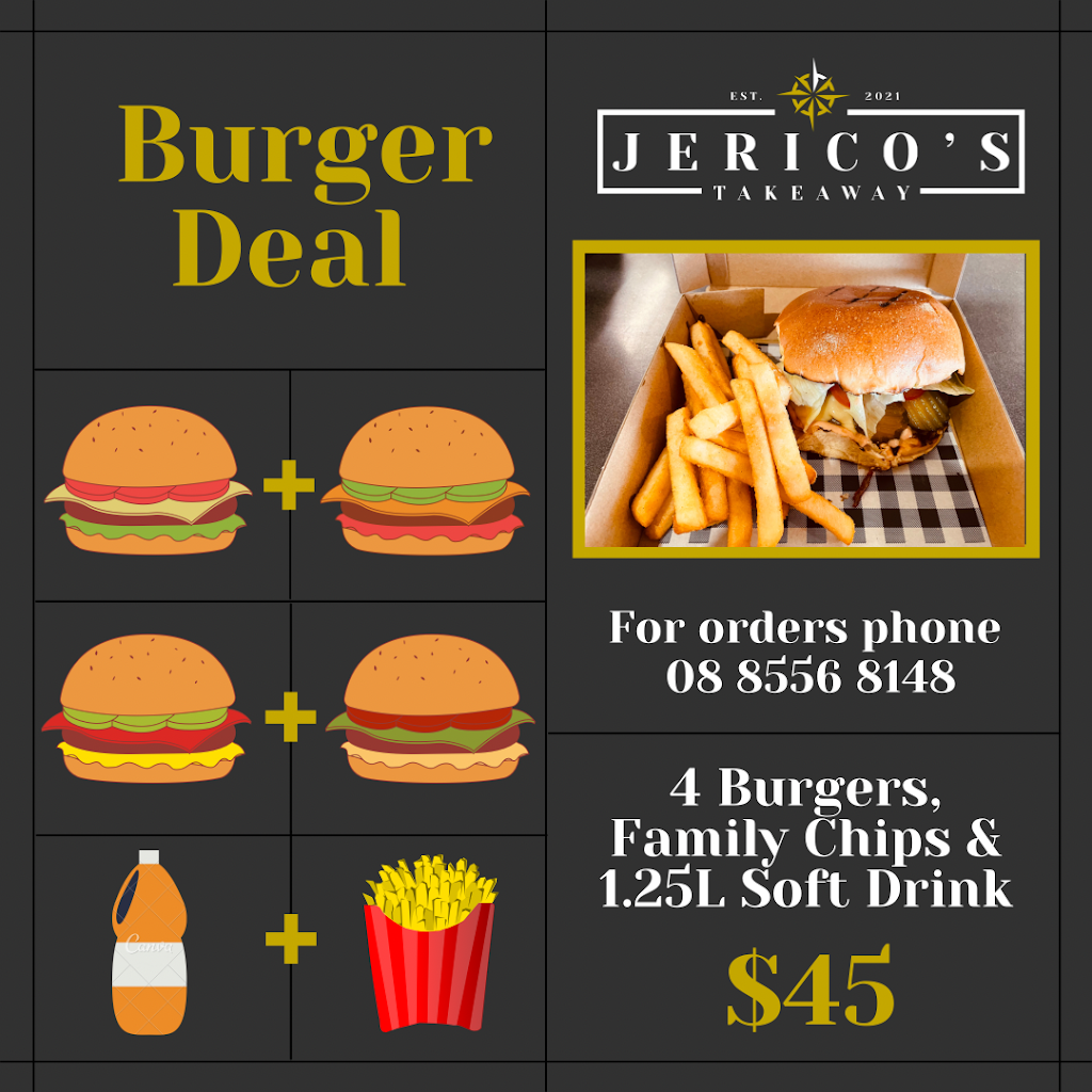 JeRiCos Takeaway | meal takeaway | 18 Victor Harbor Rd, Mount Compass SA 5210, Australia | 0885568148 OR +61 8 8556 8148