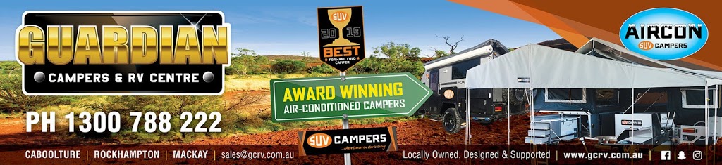Guardian Campers & RV Centre | 873/883 Yaamba Rd, Parkhurst QLD 4702, Australia | Phone: 1300 788 222
