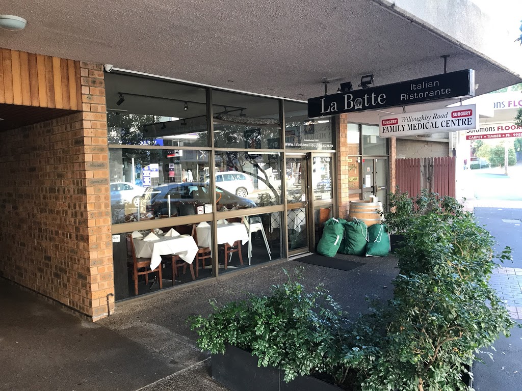 La Botte | 608 Willoughby Rd, Willoughby NSW 2068, Australia | Phone: (02) 9958 6785