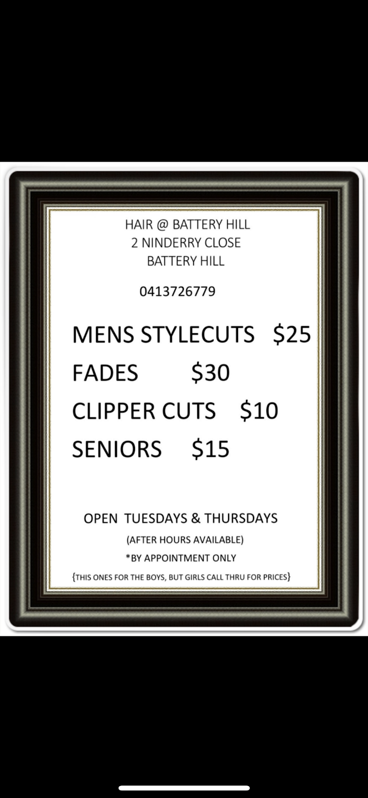 Hair@batteryhill | hair care | 2 Ninderry Cl, Battery Hill QLD 4551, Australia | 0413726779 OR +61 413 726 779