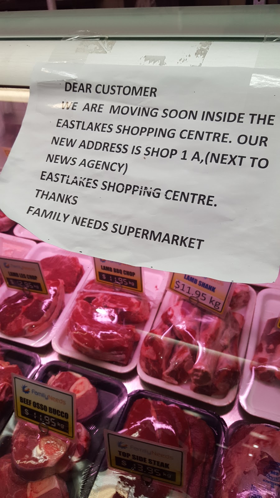Family Needs Supermarket | supermarket | Eastlakes shopping centre, 1A/19 Evans Ave, Eastlakes NSW 2018, Australia | 0293135968 OR +61 2 9313 5968