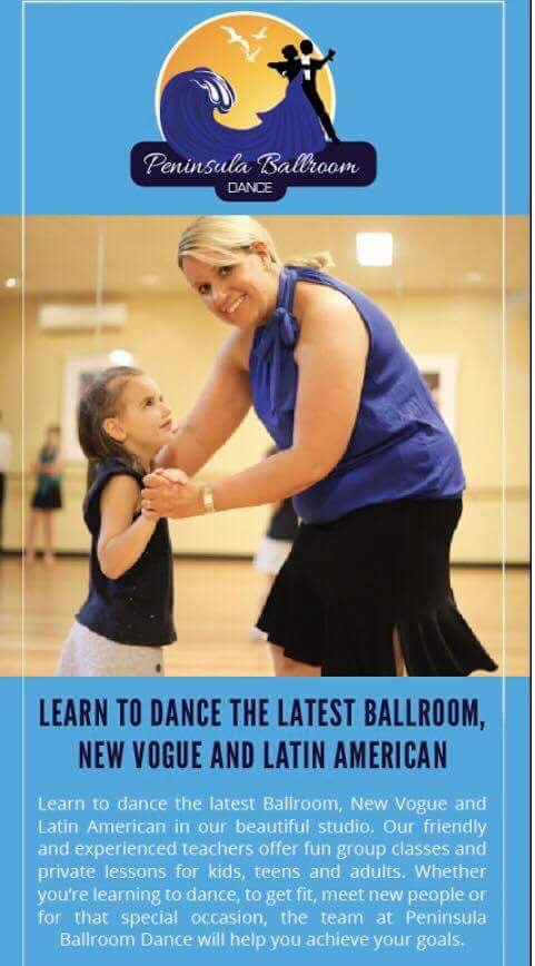 Peninsula Ballroom Dance | school | 25/1140 Nepean Hwy, Mornington VIC 3931, Australia | 0410509360 OR +61 410 509 360