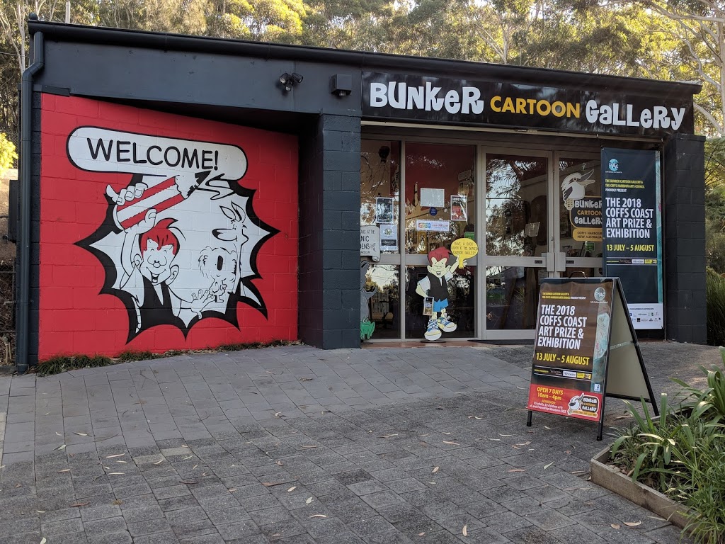 National Cartoon Gallery @The Bunker, Coffs Harbour | art gallery | 1 John Champion Way, Coffs Harbour NSW 2450, Australia | 0266517343 OR +61 2 6651 7343