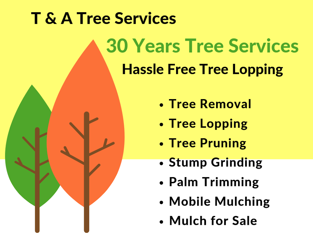 T & A Tree Services - Tree Lopping, Stump Grinding | 74 Brookton Hwy, Kelmscott WA 6111, Australia | Phone: 0419 495 231