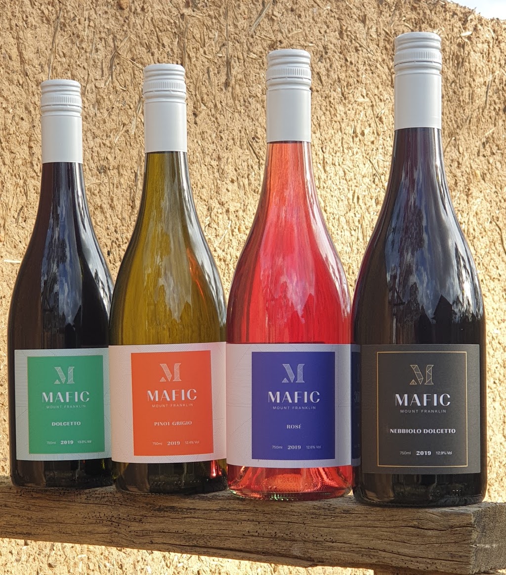 Mafic Wines @ Mt Franklin | tourist attraction | 2 Whybrow St, Franklinford VIC 3460, Australia | 0430196272 OR +61 430 196 272