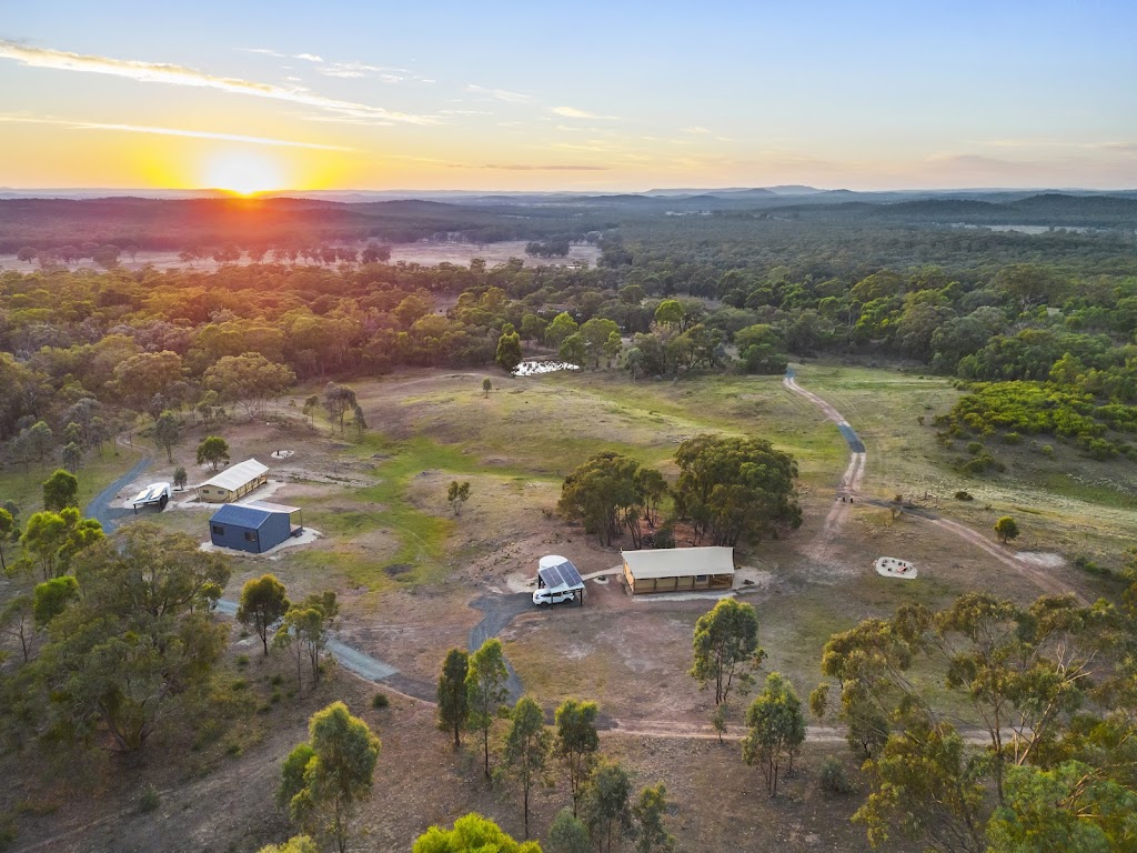 the Yellow Box Wood Heathcote - safari-style glamping tents | 329 Costerfield-Redcastle Rd, Costerfield VIC 3523, Australia | Phone: 0415 103 911