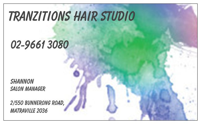 Tranzitions Hair Studio | hair care | 2/550 Bunnerong Rd, Matraville NSW 2036, Australia | 0296613080 OR +61 2 9661 3080