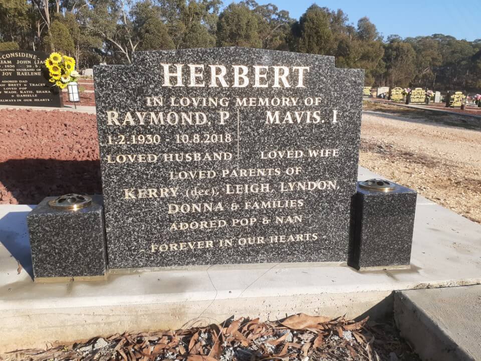 Trevor D Rhodes Memorials Castlemaine | Cemetery Rd, Campbells Creek VIC 3451, Australia | Phone: (03) 5443 1435